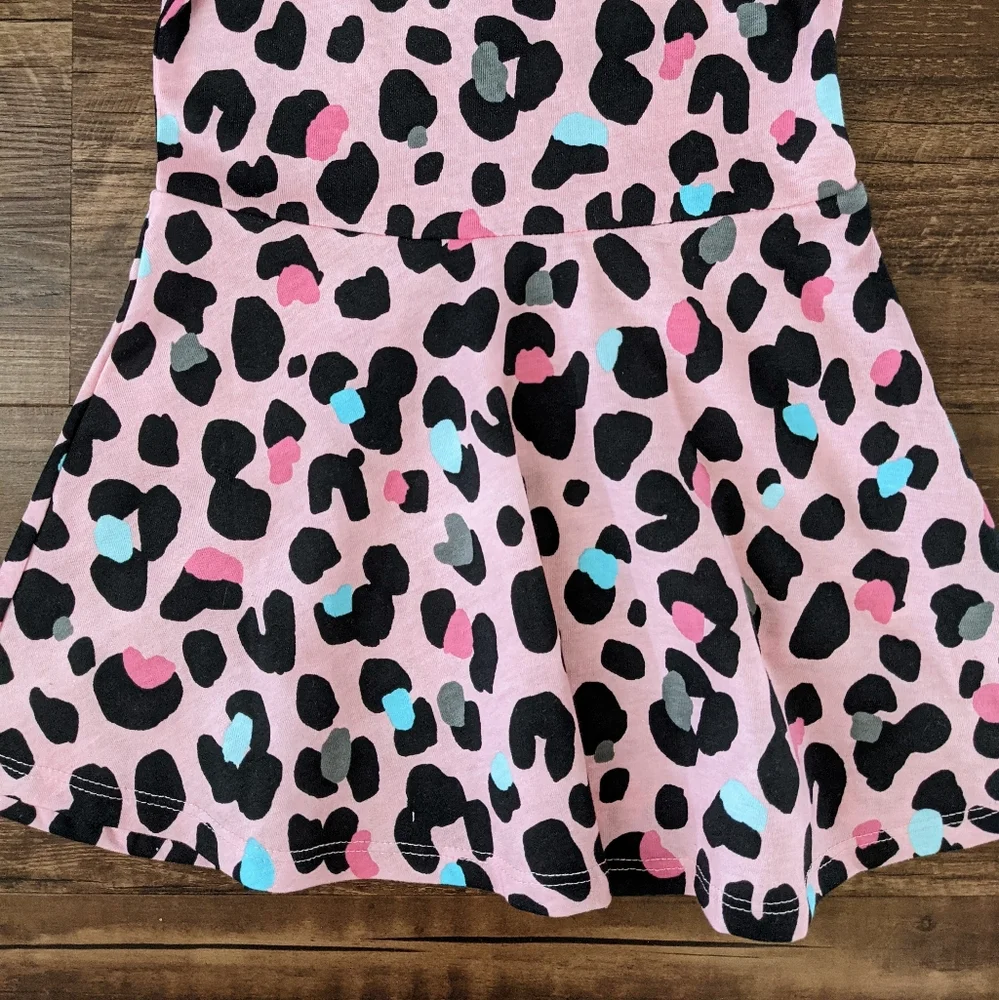 NWT Children's Place Pink Leopard Dress